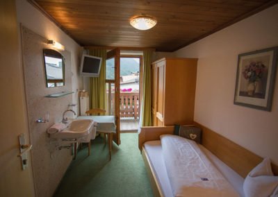 Zimmer mit Balkon der Pension