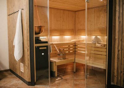 Bild der Sauna von vorne