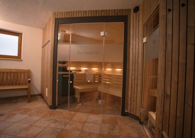 Bio Sauna von vorne
