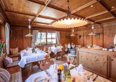 Essens-Stube der Hotelgäste