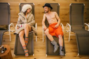 Saunabereich Ruheraum