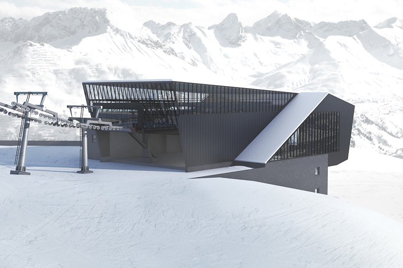 Neue Schindlergradbahn in St. Anton am Arlberg