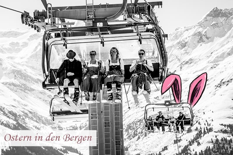 Ostern in den Bergen –  die 3 schönsten Orte für Skifahrer